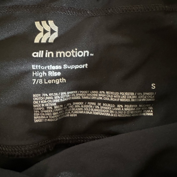 all in motion Olive Green + Black Leggings Bundle - Picture 12 of 16